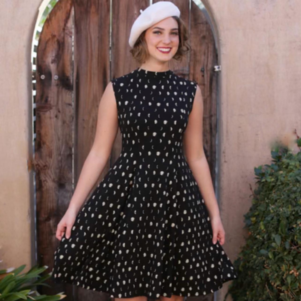 Effie's Heart Black and White Mini Dress